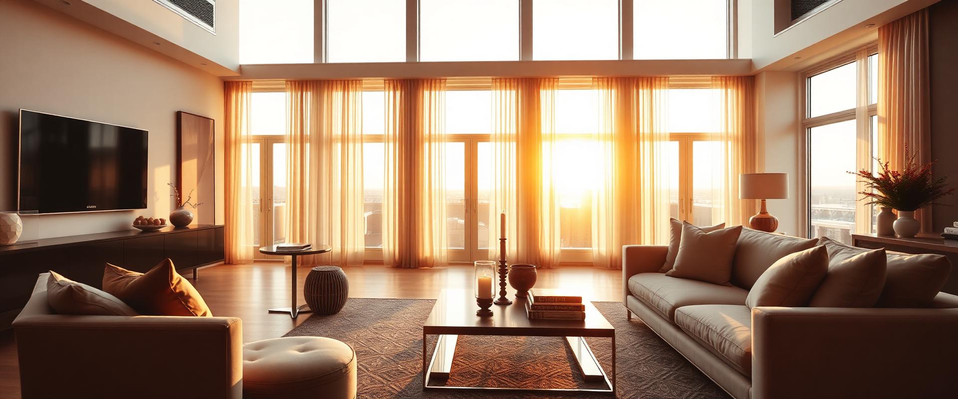 Beautifully styled living room interior