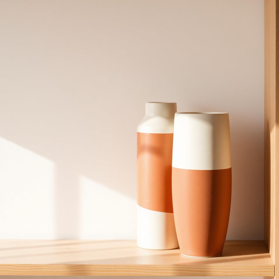 Artisan Ceramic Vase Set